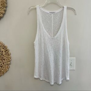 Textured Project social T white size small